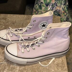 Converse Women's High-Top Sneakers - Soft Lavender